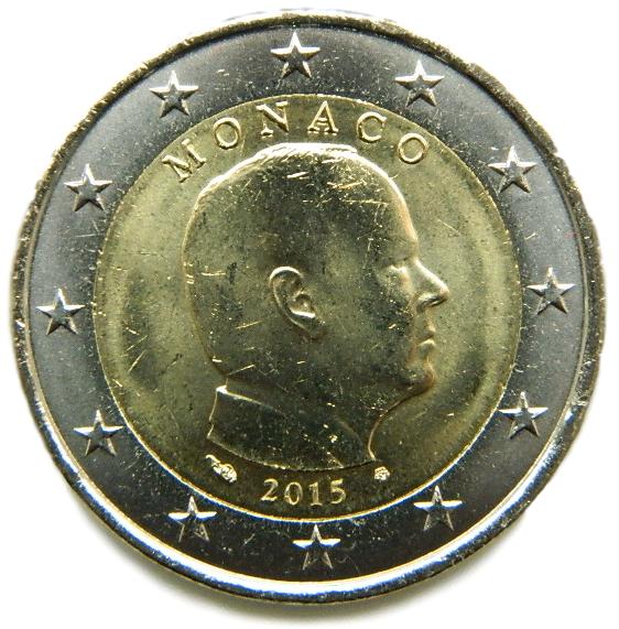 2015 - MONACO - 2 EURO - ALBERTO II