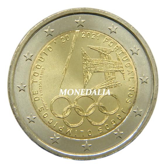 2021 - PORTUGAL - 2 EURO - JUEGOS OLIMPICOS