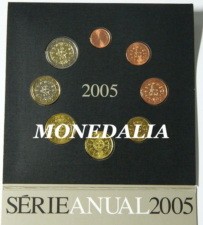 2005 - PORTUGAL - EUROS - SERIE ANUAL 