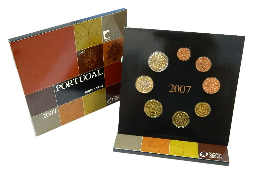 2007 - PORTUGAL - SET EUROS - 8 MONEDAS