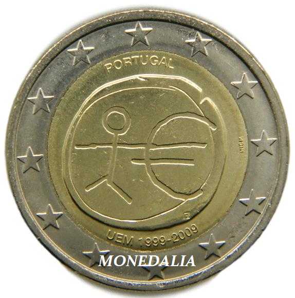 2009 - PORTUGAL - 2 EURO - EMU - UEM