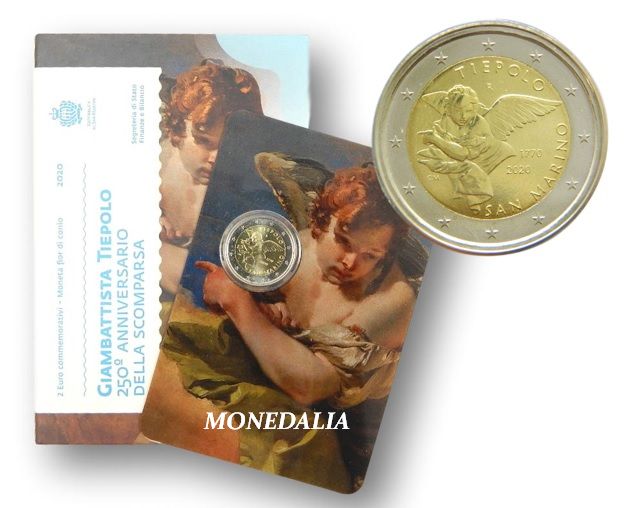 2020 - SAN MARINO - 2 EUROS - TIEPOLO