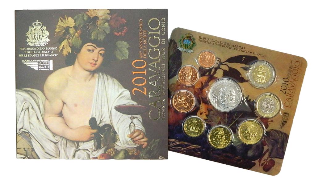 2010 - SAN MARINO - CARTERA EUROS - CARAVAGGIO