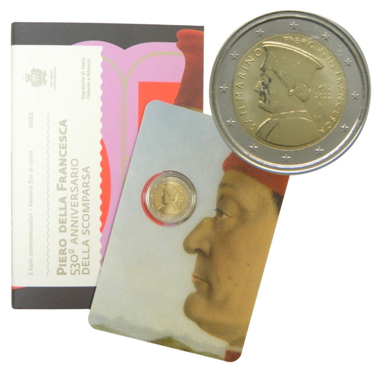 2022 - SAN MARINO - 2 EUROS - PIERO DELLA FRANCESCA