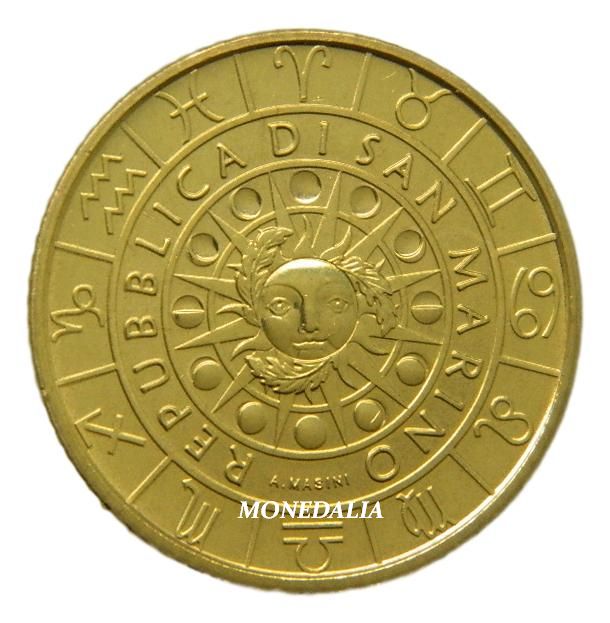 2020 - SAN MARINO - 5 EURO - LIBRA - ZODIACO