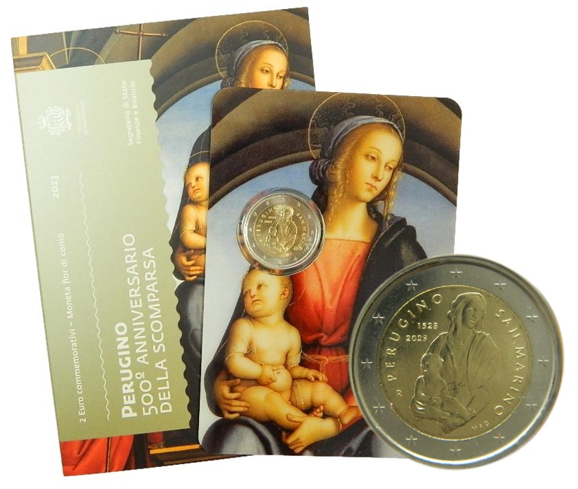 2023 - SAN MARINO - 2 EURO - PERUGINO