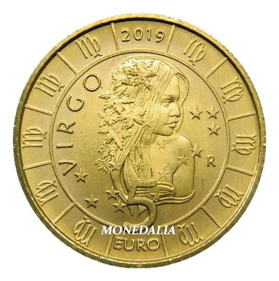 2019 - SAN MARINO - 5 EURO - VIRGO - ZODIACO