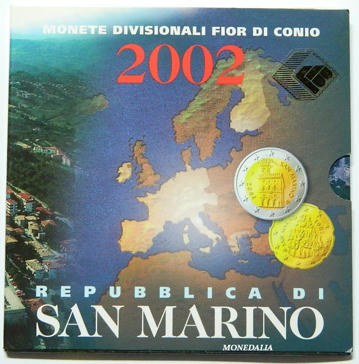 2002 - SAN MARINO - CARTERA EUROS 
