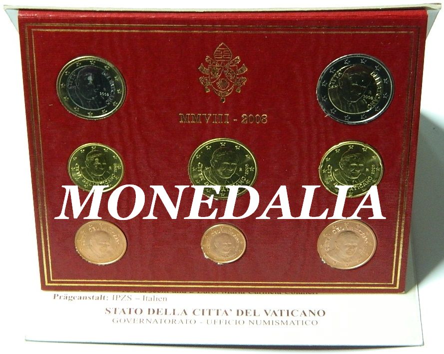 2008 - VATICANO - CARTERA EUROS -  BENEDICTO XVI