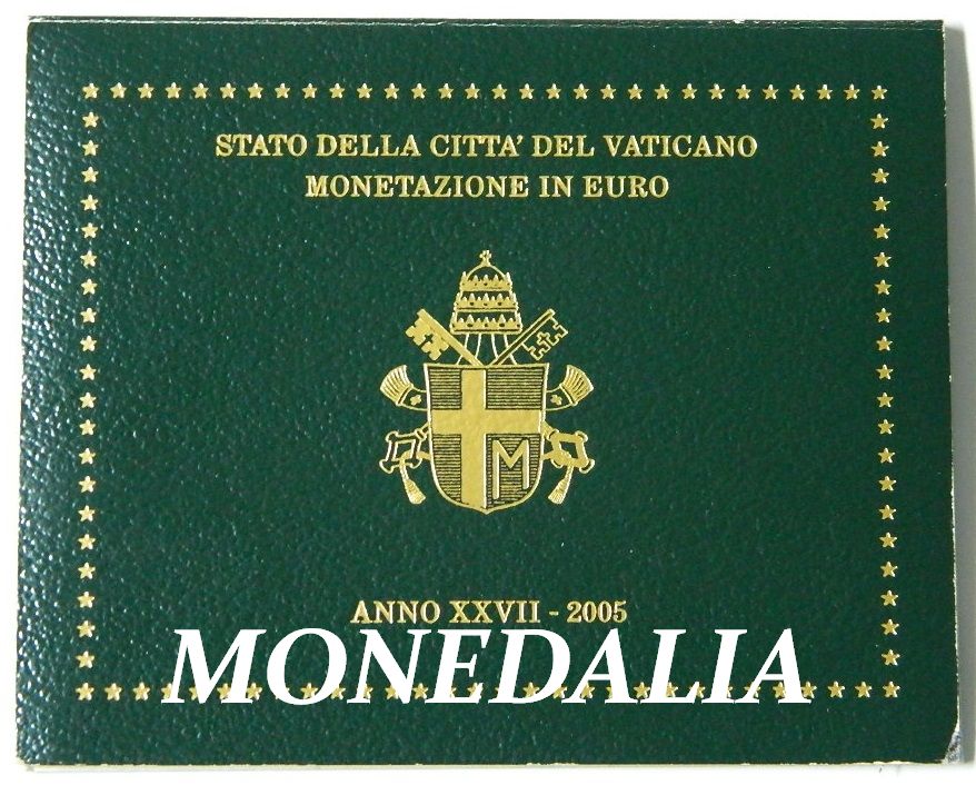 2005 - VATICANO - SERIE EUROS - 8 MONEDAS