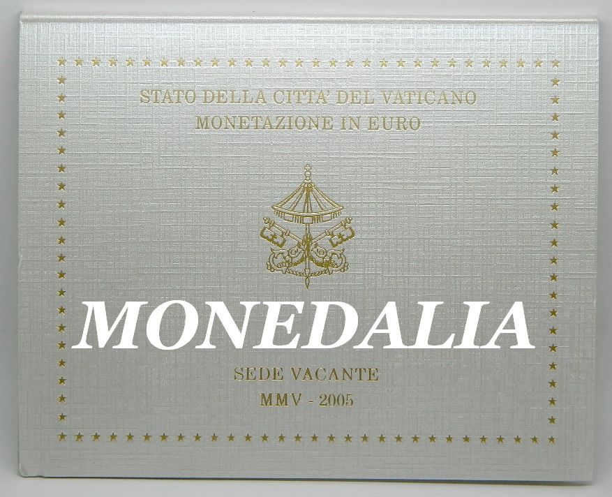 2005 - VATICANO - EUROS - SEDE VACANTE