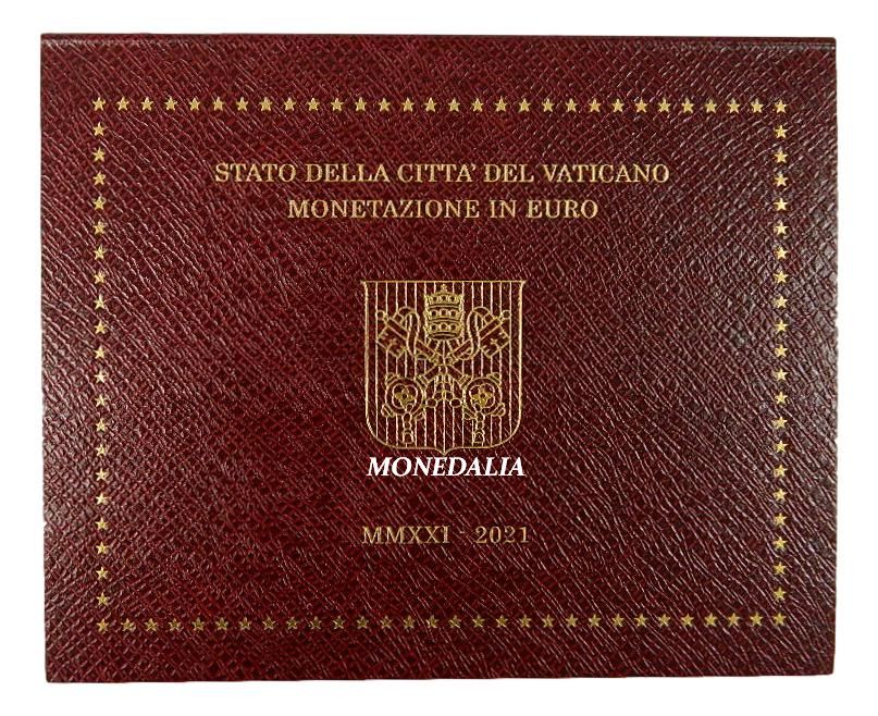 2021 - VATICANO - SERIE EUROS - 8 MONEDAS