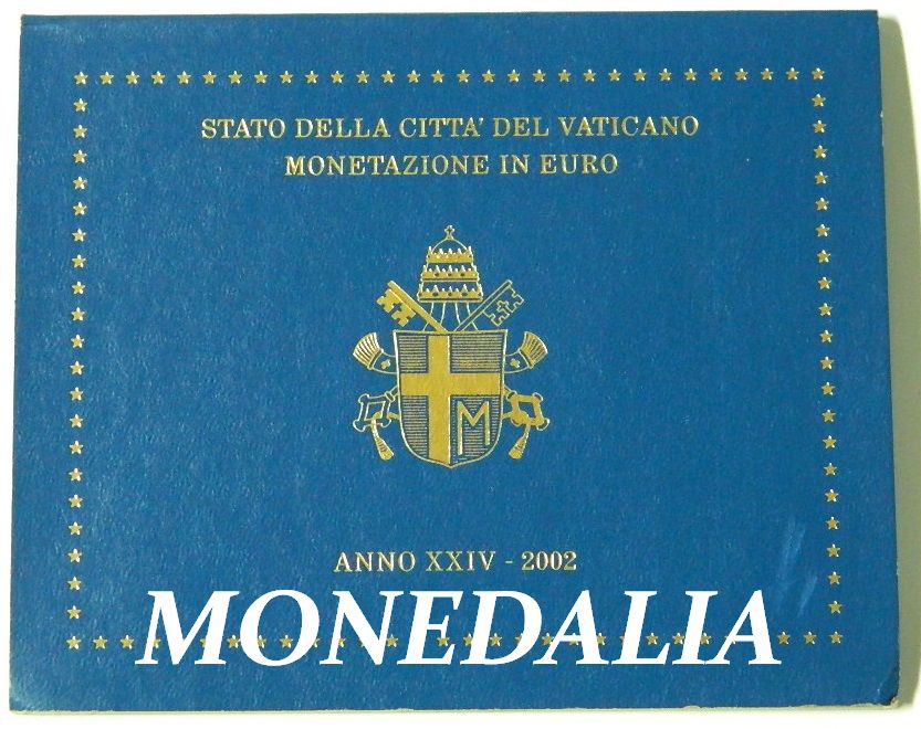 2002 - VATICANO - EUROSET - 8 MONEDAS