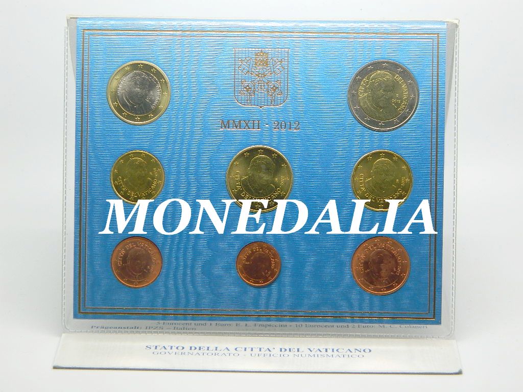 2012 - VATICANO - CARTERA OFICIAL EUROS