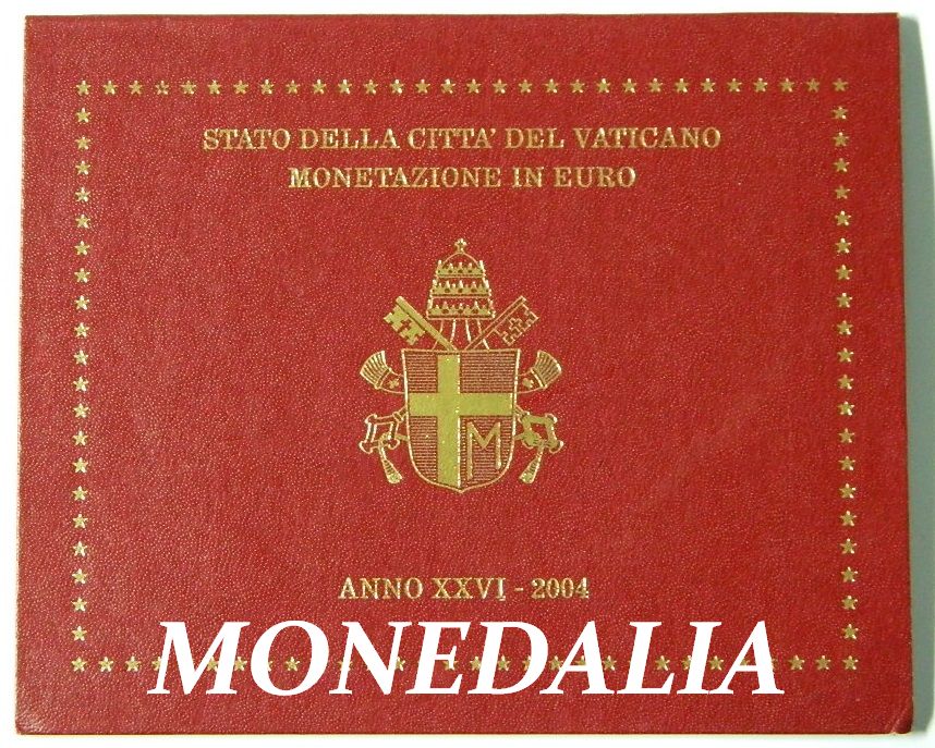 2004 - VATICANO - SERIE EUROS - 8 MONEDAS