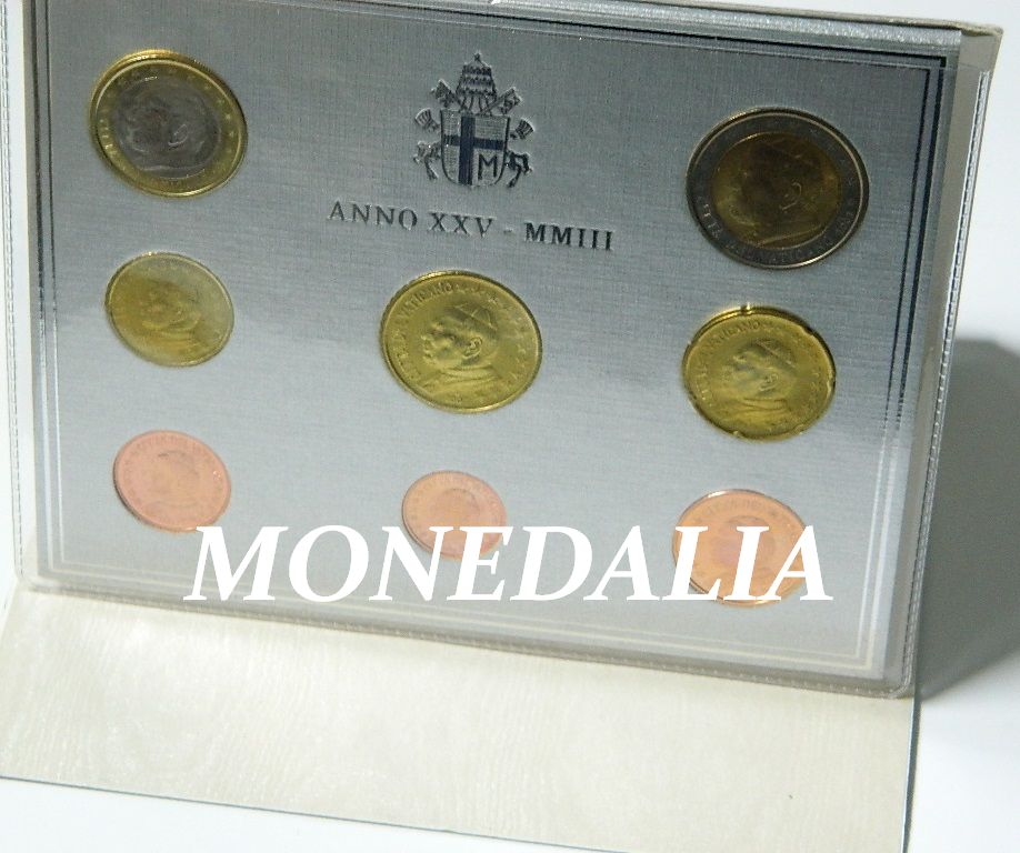 2003 - VATICANO - CARTERA EUROS - BU 