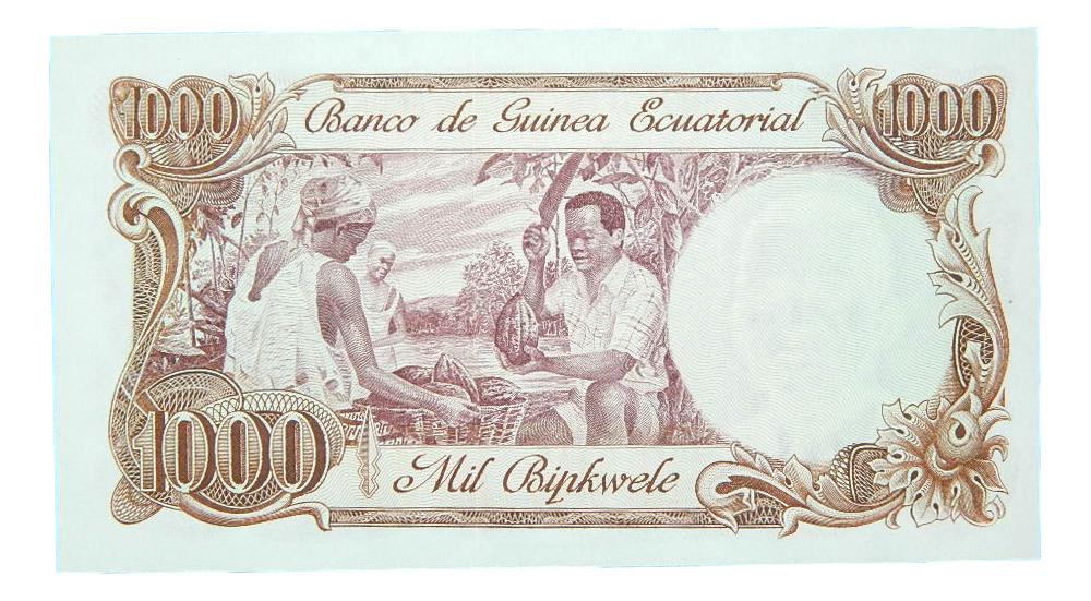 1979 - GUINEA ECUATORIAL - BILLETE - 1000 BIPKWELE - EBC+