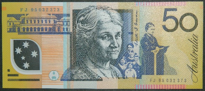 1995 -96 - AUSTRALIA - BILLETE - 50 DOLARES - PICK 54 A