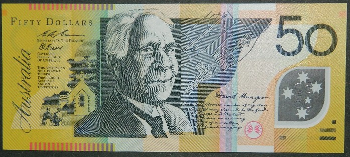 1995 -96 - AUSTRALIA - 50 DOLARES - PICK 54 A