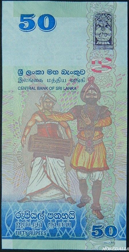 2010 - SRI LANKA - BILLETE - 50 RUPEES - PICK 124 - SC