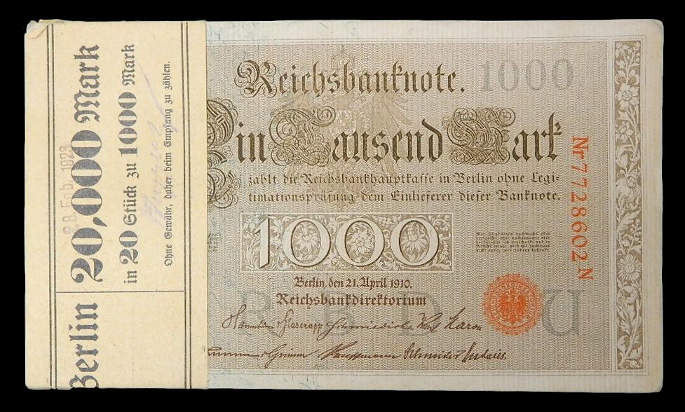 1910 - ALEMANIA - BILLETE - 1000 MARK - SC-