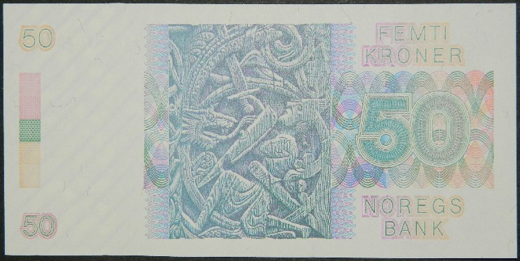 1993 - NORUEGA - 50 KRONER - PICK 42 e - SC-