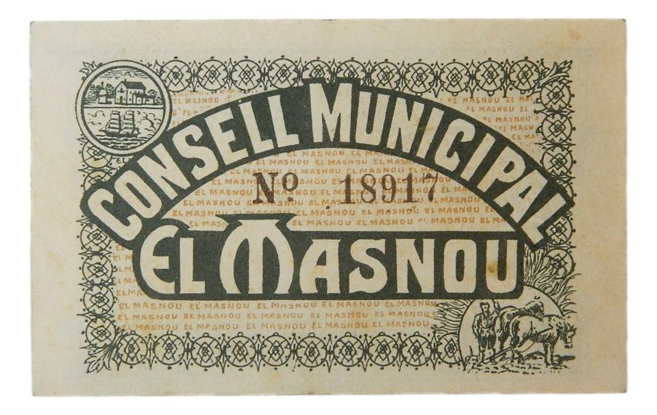 Consell Municipal El Masnou, 25 centimos - AT- 1468 - SC-