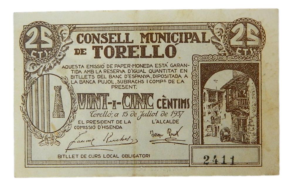 Consell Municipal de Torelló, 25 ctms. 15 de juliol del 1937 - AT-2514 - MBC+