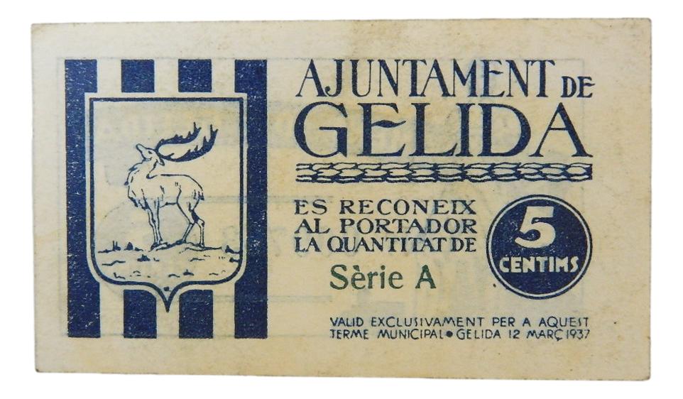 Ajuntament de Gelida, 5 ctms. 12 e març del 1937 - AT-1113 - MBC+
