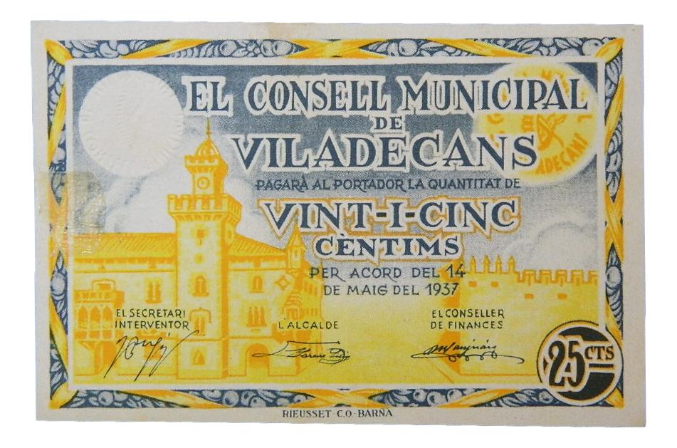 El Consell Municipal de Viladecans, 25 ctms. 14 de maig  1937 - AT-2769 - SC