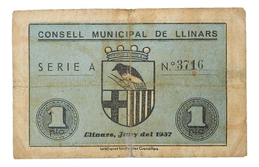 Consell Municipal de Llinars, 1 pta.juny del 1937 - AT-1349 - BC
