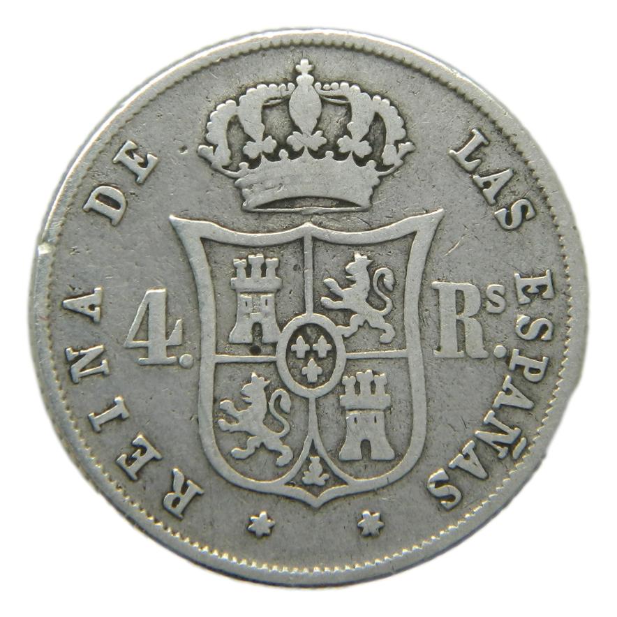 1853 - ISABEL II - 4 REALES - MADRID