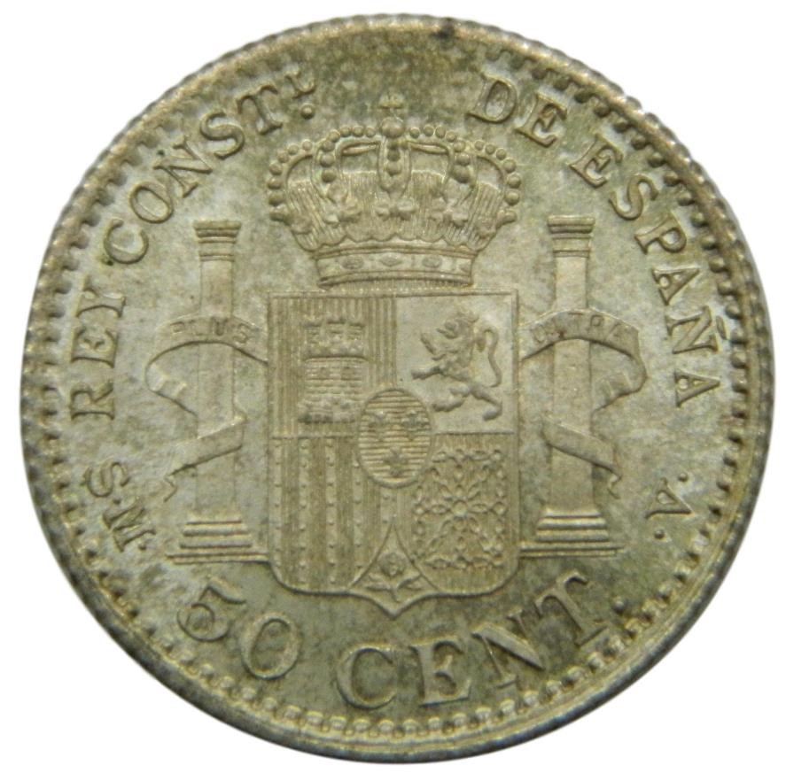 1904 *0-4 - ALFONSO XIII - 50 CENTIMOS - SMV