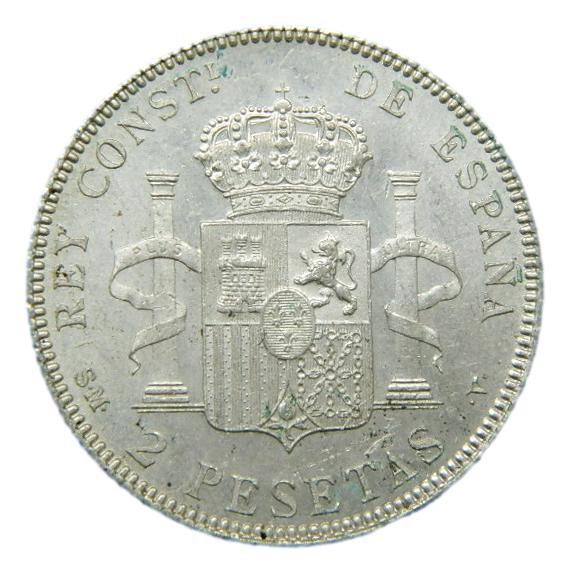 1905 *19-05 - ALFONSO XIII - 2 PESETAS - SMV