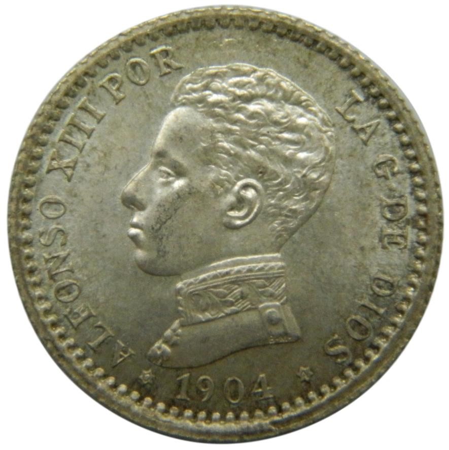 1904 *0-4 - ALFONSO XIII - 50 CENTIMOS - SMV