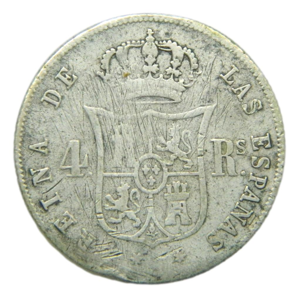 1861 - ISABEL II - 4 REALES - MADRID