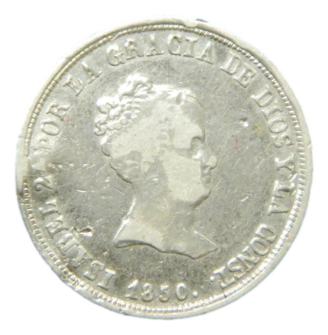 1850 RD - ISABEL II - 2 REALES - SEVILLA