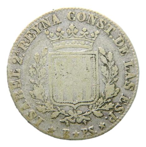 1837 - ISABEL II - 1 PESETA - CATALUÑA
