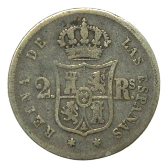 1852 - ISABEL II - 2 REALES - MADRID