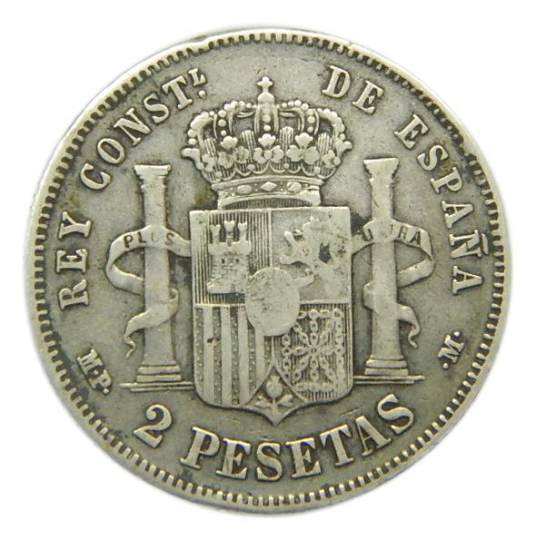 1889 - ALFONSO XIII - 2 PESETAS - MPM