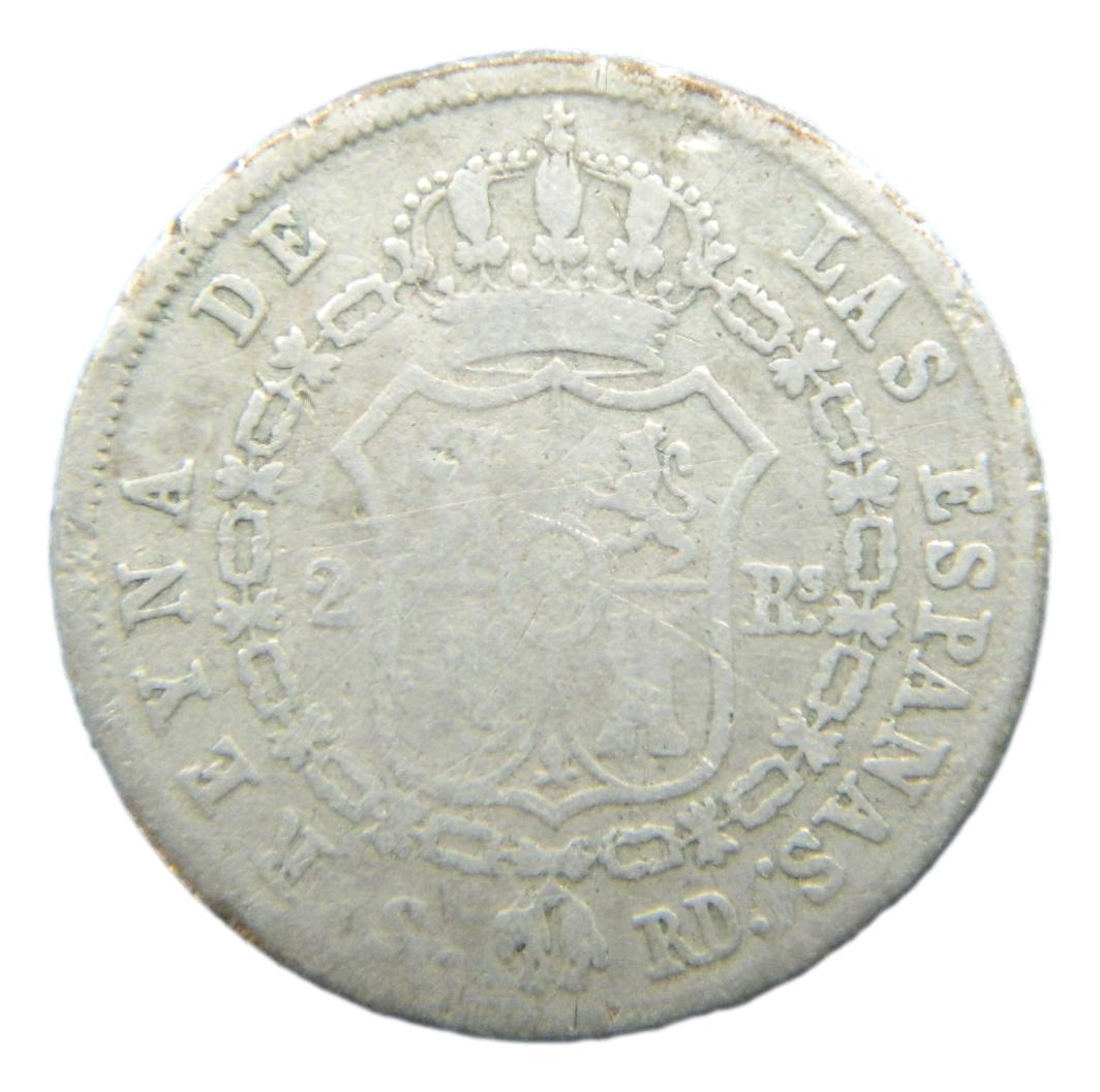 1850 RD - ISABEL II - 2 REALES - SEVILLA