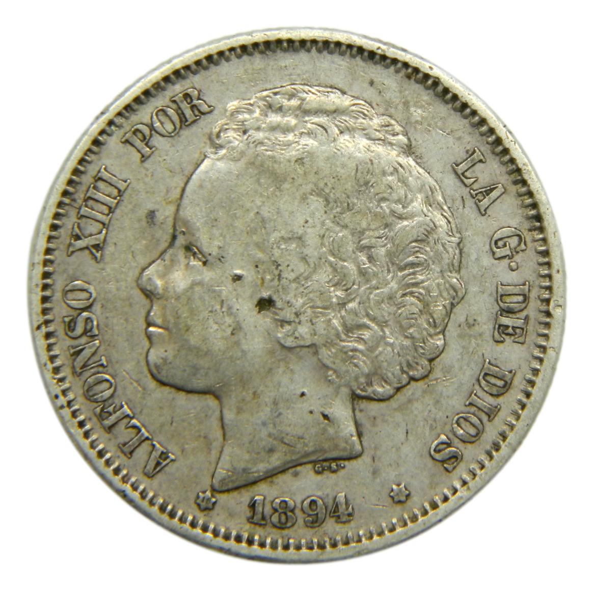 1894 - ALFONSO XIII - 2 PESETAS - PGV 