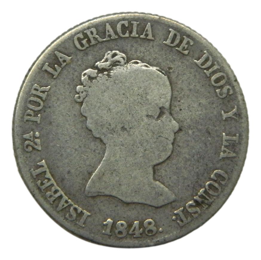 1848 CL - ISABEL II - 4 REALES - MADRID