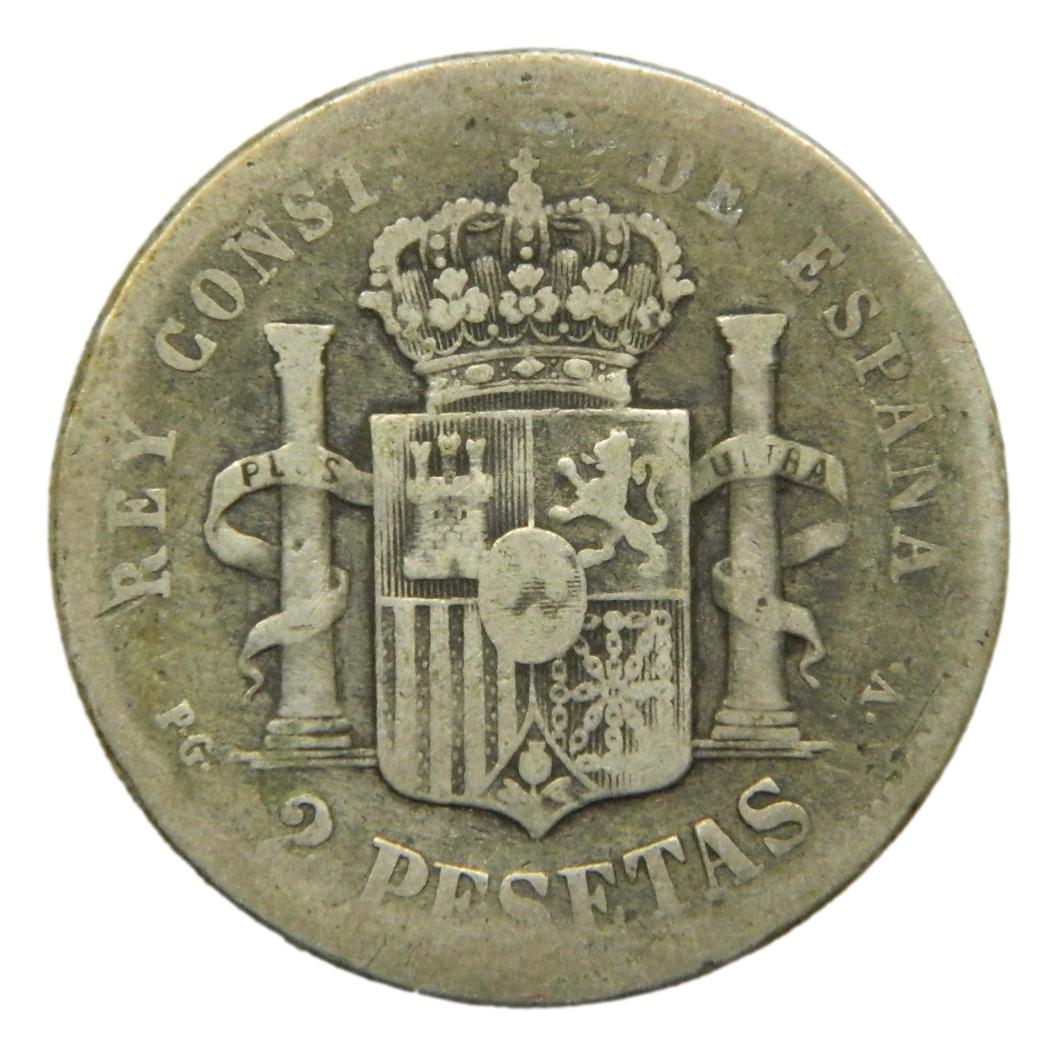 1894 - ALFONSO XIII - 2 PESETAS - PGV 