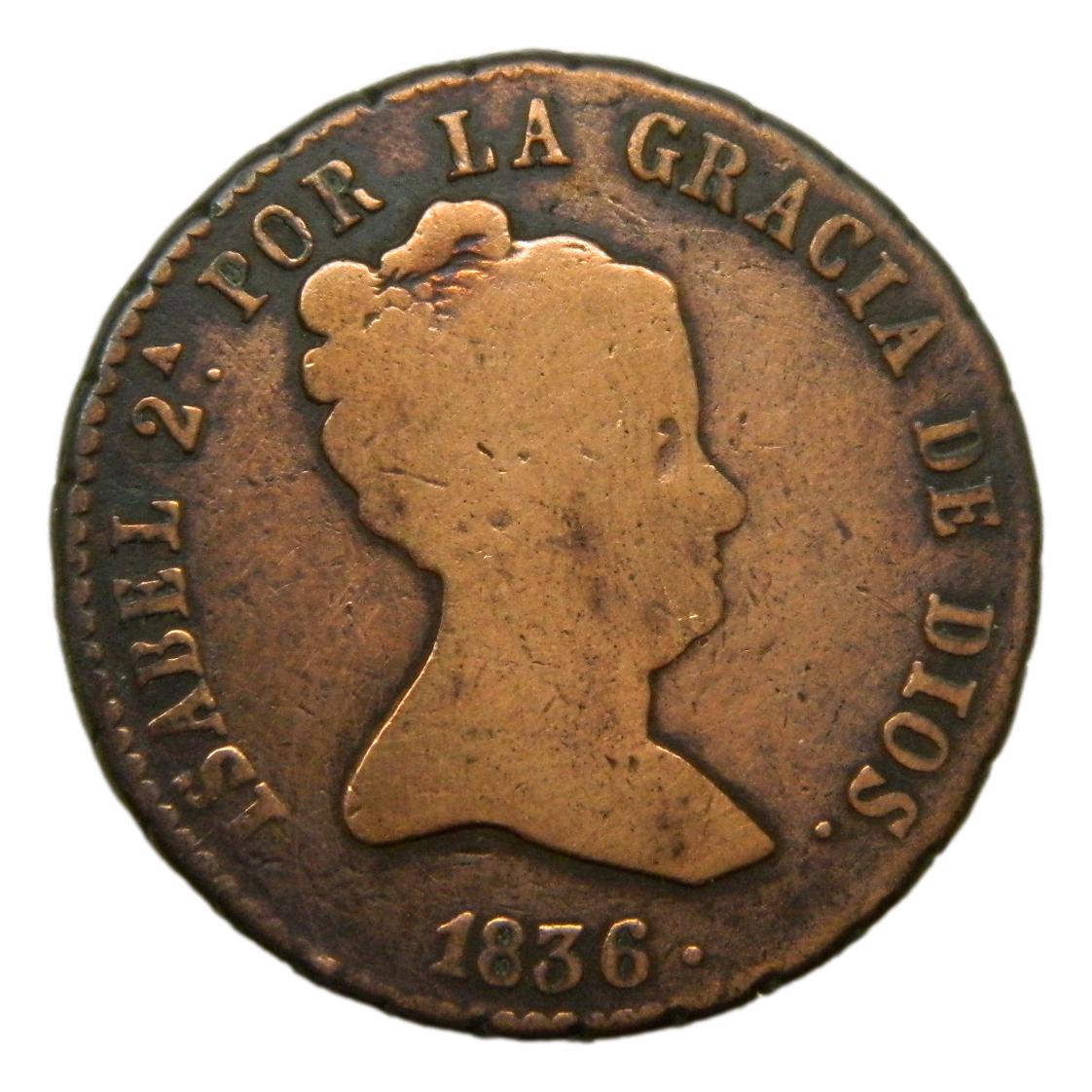 1836 - ISABEL II - 8 MARAVEDIS - SEGOVIA