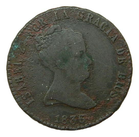 1836 - ISABEL II - 8 MARAVEDIS - SEGOVIA