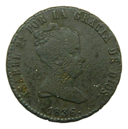 1836 - ISABEL II - 8 MARAVEDIS - SEGOVIA