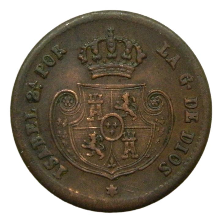 1852 - ISABEL II - DECIMA DE REAL - SEGOVIA