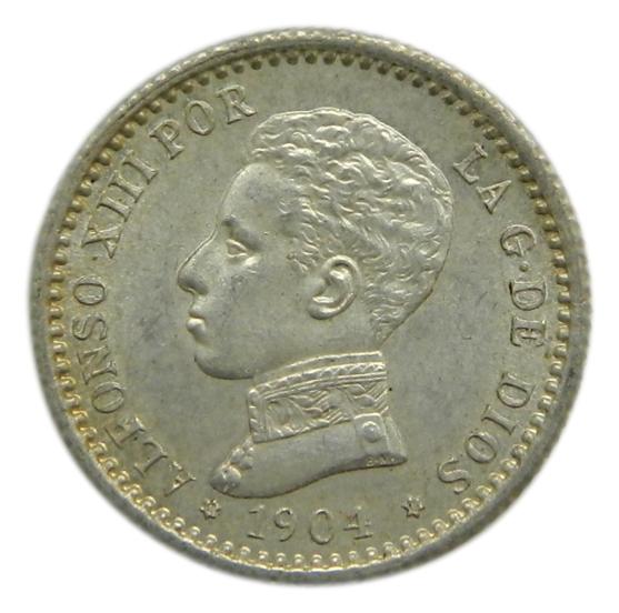 1904 - ALFONSO XIII - 50 CENTIMOS - *0-4 - SMV - SC-