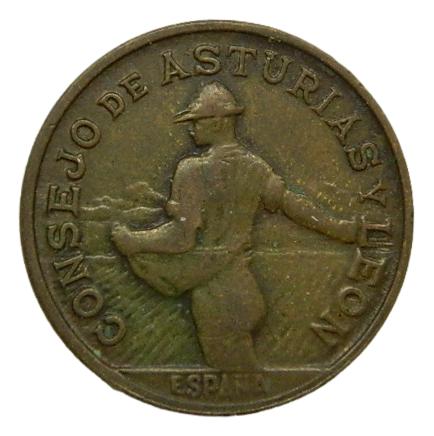 1937 - CONSEJO DE ASTURIAS Y LEON - 1 PESETA - MBC+
